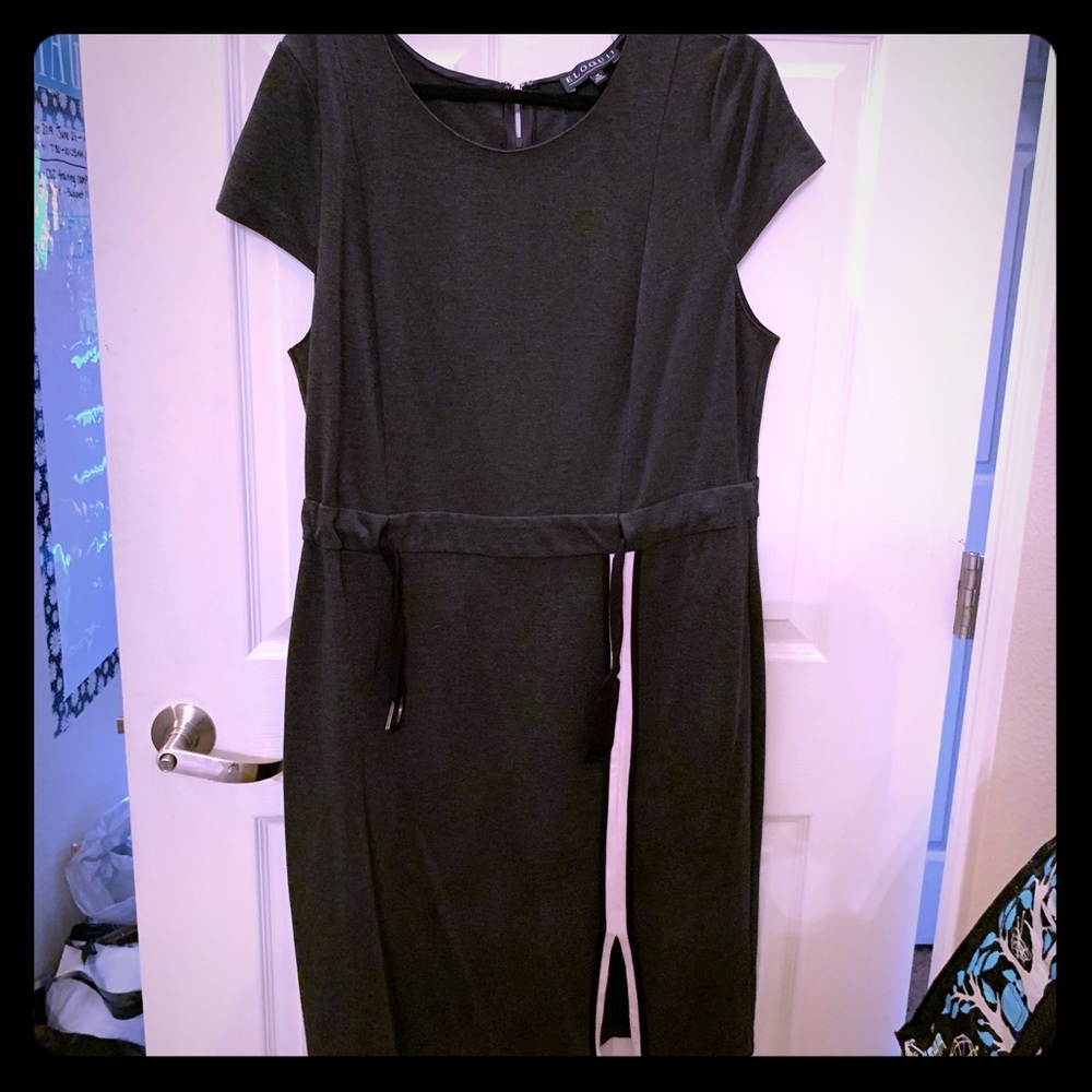 Grey Eloquii midi Dress